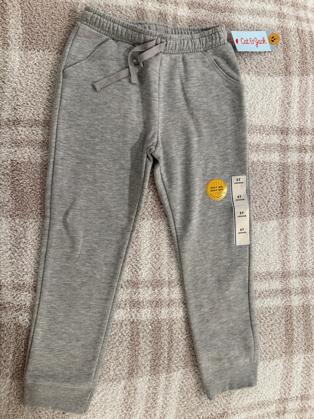 Cat & Jack Heather Gray Kids' Jogger Sweatpants